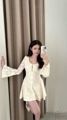 Fiona Dress - Váy ren hoa