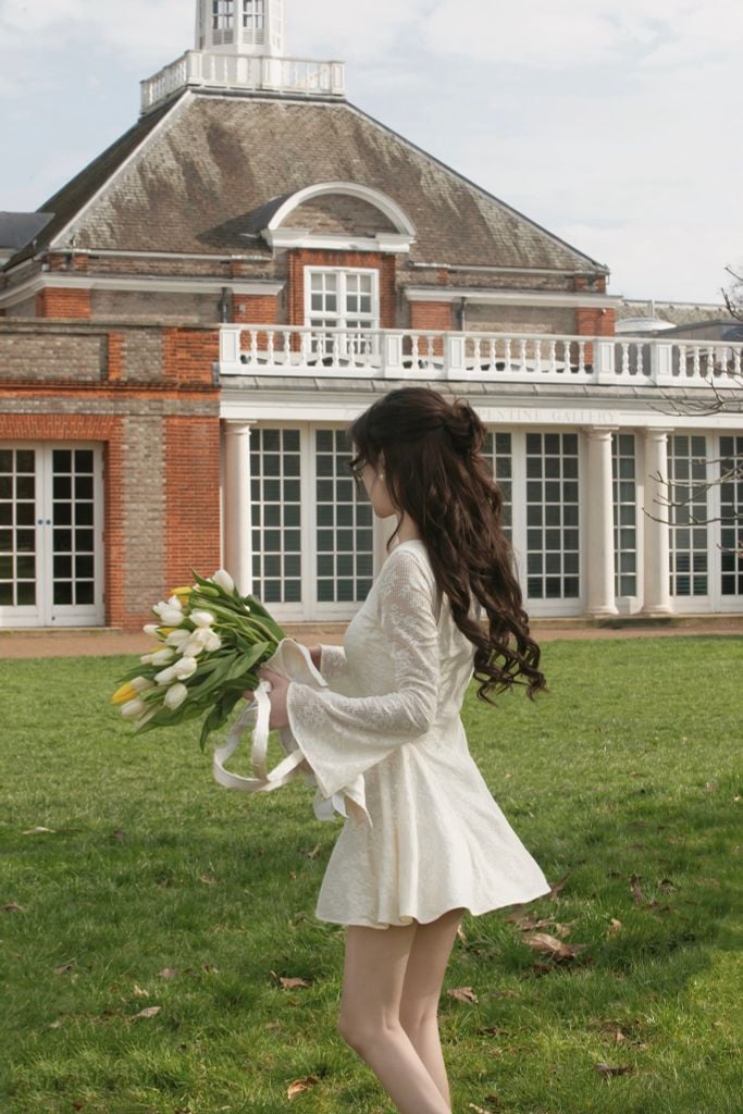 Fiona Dress - Váy ren hoa