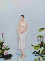 Giao Mẫn - Áo quây xếp ly