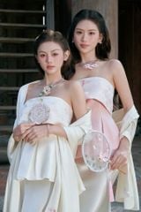 Giao Mẫn - Áo quây xếp ly