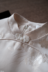 Hải Đường - Áo gấm chiết eo tay bồng