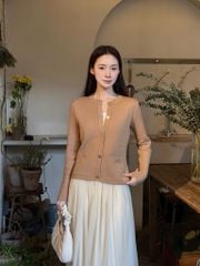 Elly Cardigan - Áo cardigan dáng đính khuy kim loại