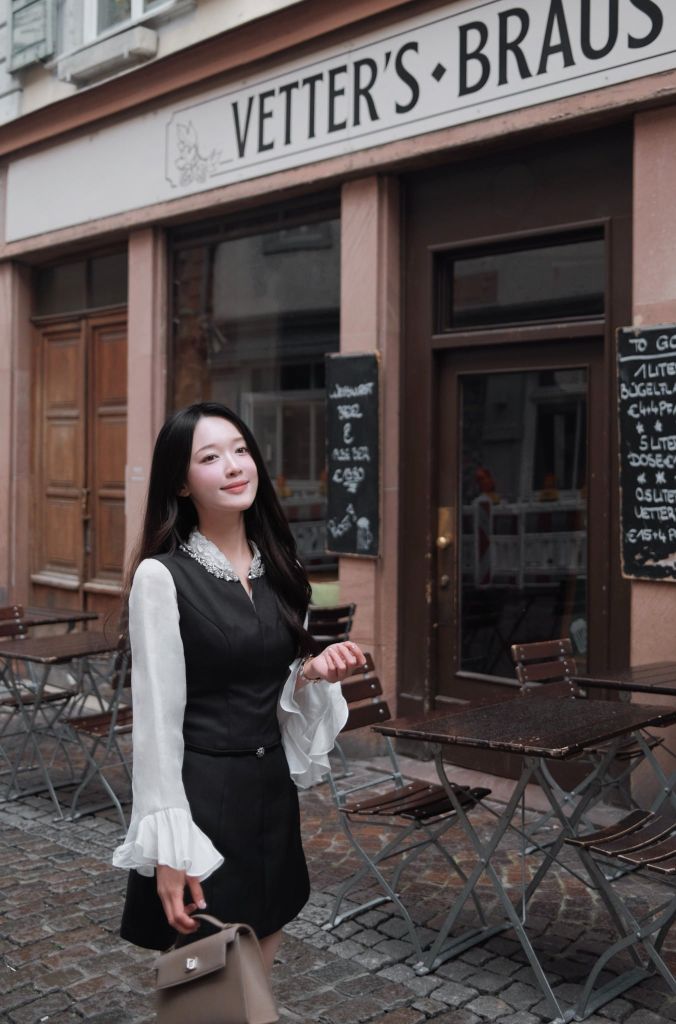 Lisa Shirt - Sơmi tơ tay bồng