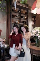Elly Cardigan - Áo cardigan dáng đính khuy kim loại