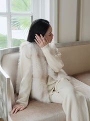 Snowy Coat -  Áo gile lông