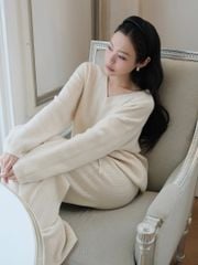 Noelle Jumper - Áo len cổ tim