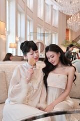 Thiên Lam - Áo lụa thêu tay phối lông