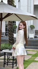 Lumie Skirt - Chân váy ngắn lụa bóng