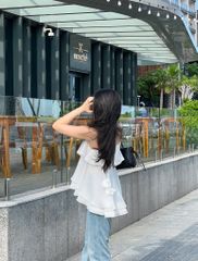 Mie Cami - Áo 2 dây tơ phối ren
