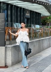 Mie Cami - Áo 2 dây tơ phối ren