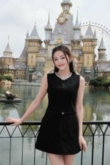 Monica Jumpsuit - Bộ đồ liền thân cổ đá