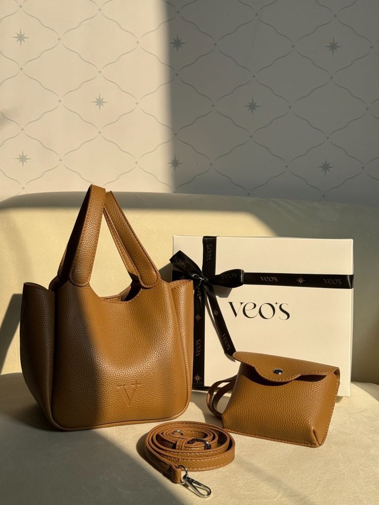 Ella Bucket Handbag - Túi xách da bucket nữ