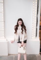 Snowy Coat -  Áo gile lông