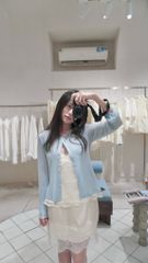 Cecilia Skirt - Chân váy lụa phối ren