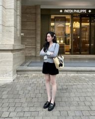 Luna Top -  Áo len cổ V