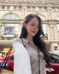 Luna Top -  Áo len cổ V