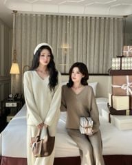 Noelle Jumper - Áo len cổ tim