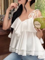 Mie Cami - Áo 2 dây tơ phối ren
