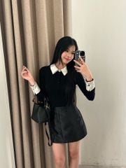 Isla Top - Áo thun ôm cổ đức