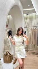 Amelie Top - Áo dệt kim cổ bèo nhún