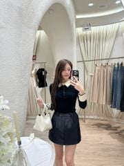 Isla Top - Áo thun ôm cổ đức