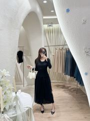 Jenni Top - Áo thun gân dài tay cổ bẻ