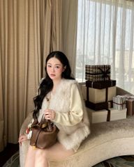 Snowy Coat -  Áo gile lông