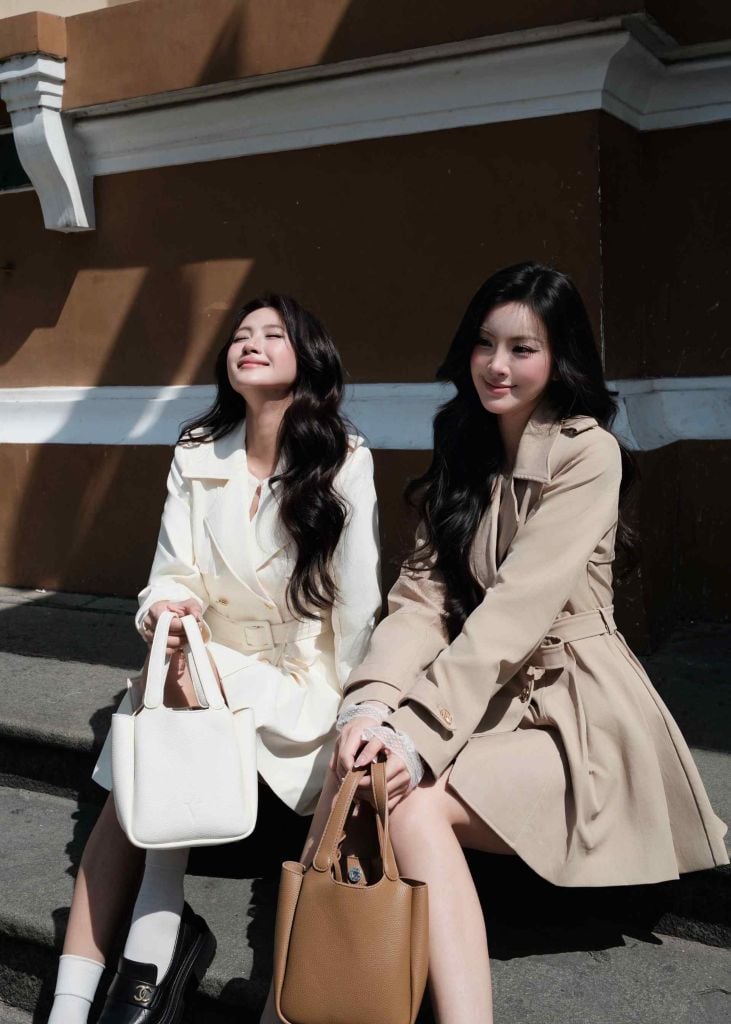 Irina Trenchcoat - Áo khoác vải kaki