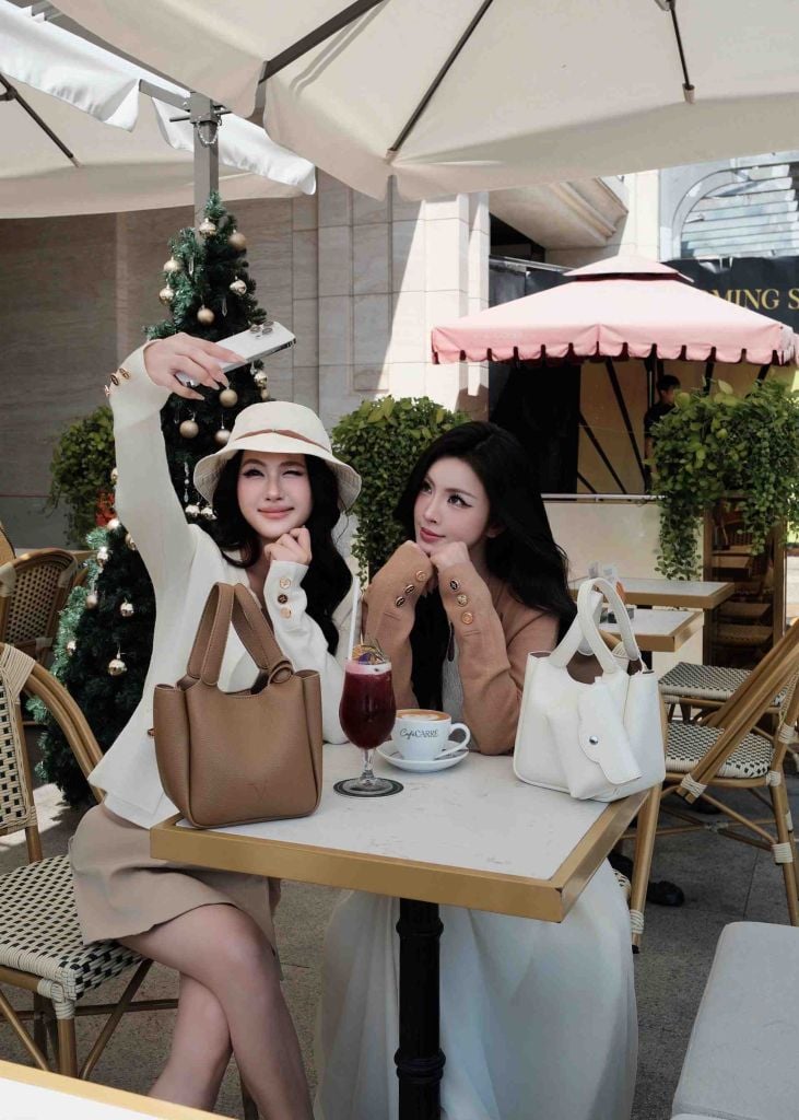 Ella Bucket Handbag - Túi xách da bucket nữ