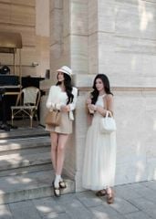 Ella Bucket Handbag - Túi xách da bucket nữ