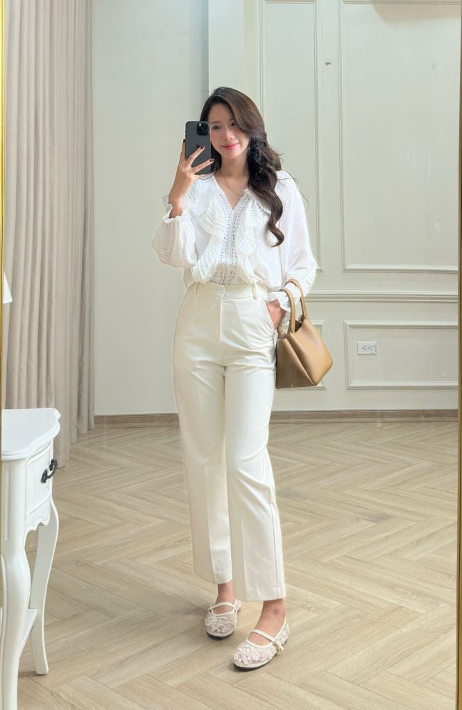 Alise Pants - Quần ống đứng kaki