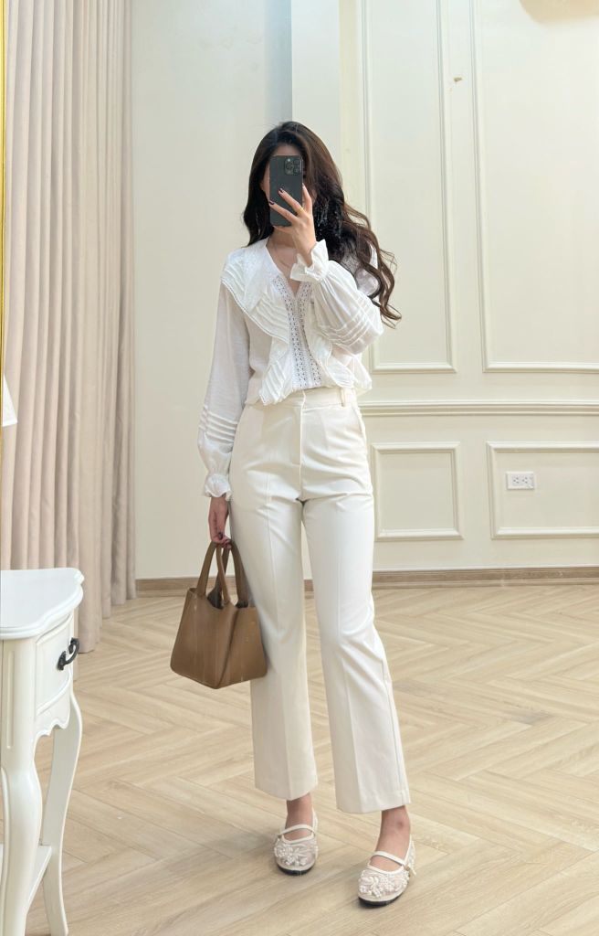 Alise Pants - Quần ống đứng kaki