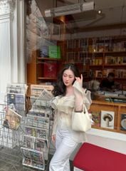 Magnolia Top - Áo trễ vai bèo nhún