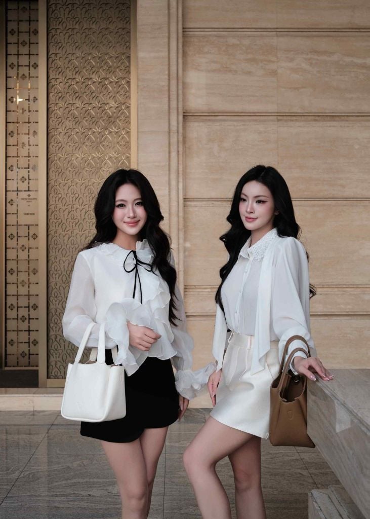 Olie Shirt -  Somi bèo nơ đen