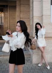 Olie Shirt -  Somi bèo nơ đen