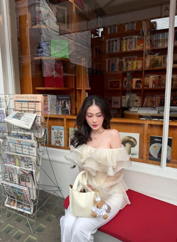 Magnolia Top - Áo trễ vai bèo nhún