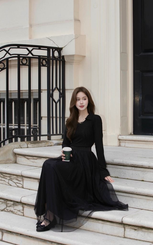 Jenni Skirt - Chân váy midi voan