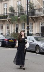 Jenni Top - Áo thun gân dài tay cổ bẻ