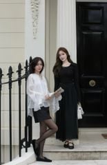 Lisa Shirt - Sơmi tơ tay bồng