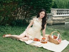 Jolie Top - Áo ba lỗ ren peplum