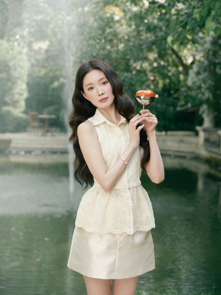 Jolie Top - Áo ba lỗ ren peplum