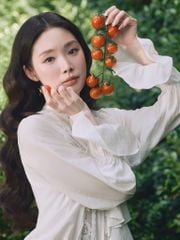 Lala Shirt - Áo tơ đũi phối ren