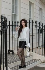 Lisa Shirt - Sơmi tơ tay bồng
