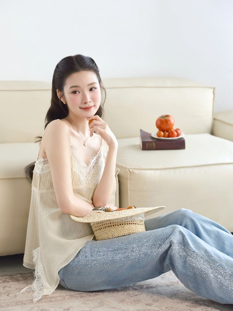 Lucy Cami - Áo 2 dây phối ren