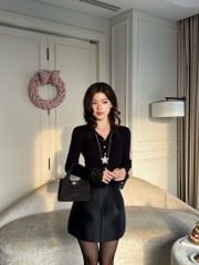 Luna Top -  Áo len cổ V