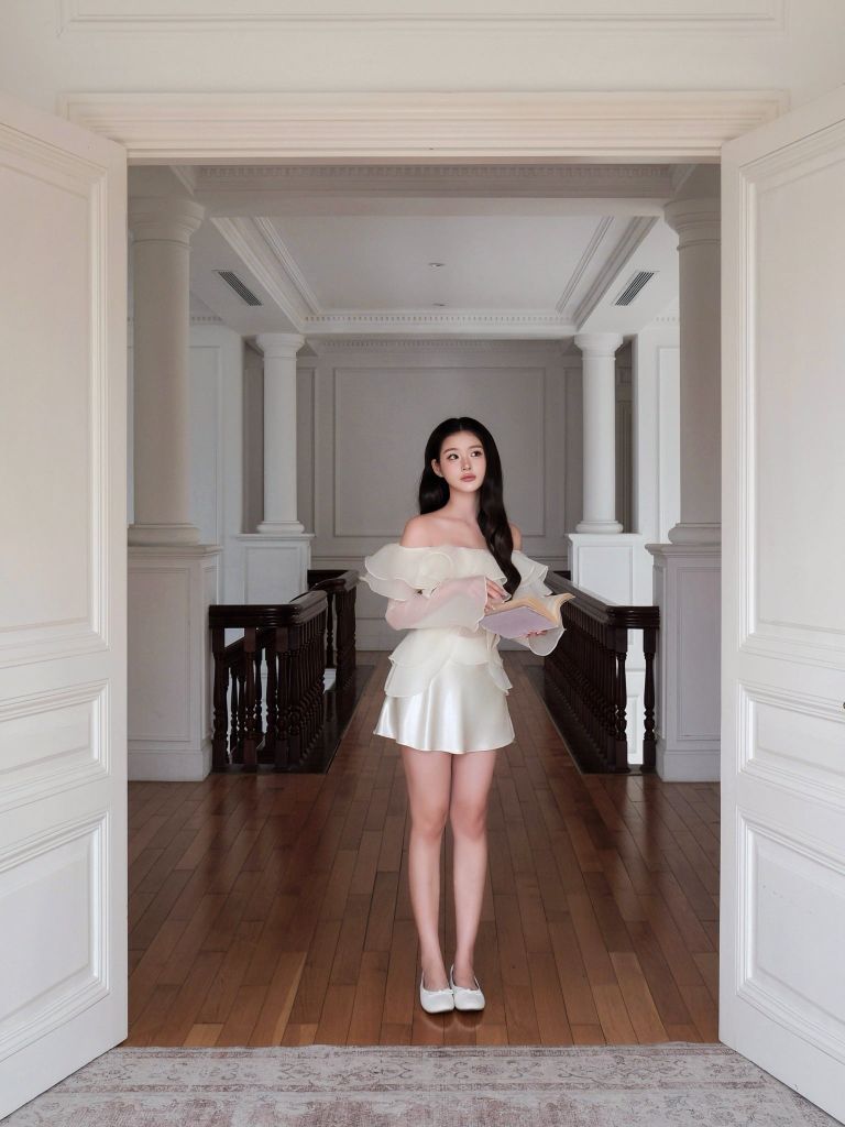 Magnolia Top - Áo trễ vai bèo nhún