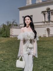 Magnolia Top - Áo trễ vai bèo nhún