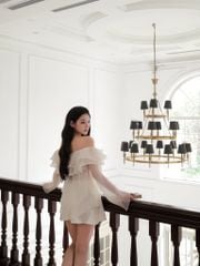 Magnolia Top - Áo trễ vai bèo nhún