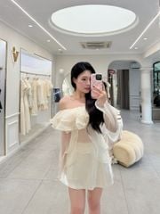 Magnolia Top - Áo trễ vai bèo nhún