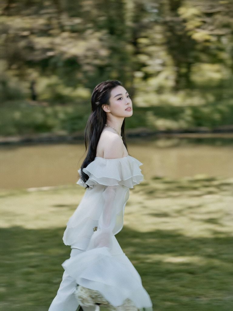 Magnolia Top - Áo trễ vai bèo nhún
